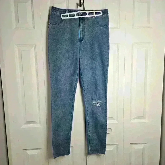 Glassons Denim Jegging Stretch High Waist Size 14 - Picture 1 of 11